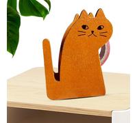 Distributeur de ruban adhésif pour bureau en bois | 8,7 x 7 x 3,7 cm | Base antidérapante stable et résistante pour bureau, école, maison | Distributeur de ruban adhésif - Strum