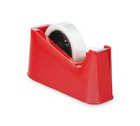 Distributeur de ruban adhésif robuste - Base en caoutchouc antidérapante - Lame de coupe tranchante de haute qualité, distributeur d'adhésif de bureau - Coupe uniforme - Distribution à une main