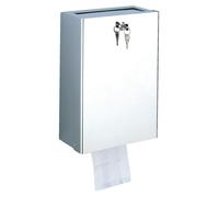 Distributeur de sachets hygiéniques et poubelle inox - DELABIE - 2561D