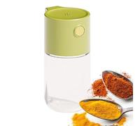 Distributeur de salière, sucrier en poudre | Bouteille d'assaisonnement quantitative précise de type poussoir, saupoudrer avec précision 0,5 g de sel doseur