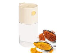 Distributeur de salière, sucrier en poudre | Bouteille d'assaisonnement quantitative précise de type poussoir, saupoudrer avec précision 0,5 g de sel doseur