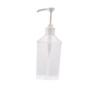Distributeur de Sauce à Pompe à Condiments, Transparent 1l Recipient Sauce, Sauce Pompe Bouteille Vide En Plastique Sirop Sauce Ketchup, Bouteille à Condiments pour Vinaigrette, Sauce Barbecue, 10CC