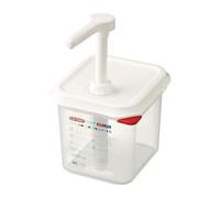 Distributeur de Sauce GN 1/6 Transparent 2,6 L - Araven