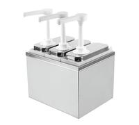 Distributeur de Sauce Professionnel Inox & Plastique - Usage Snack & Restauration