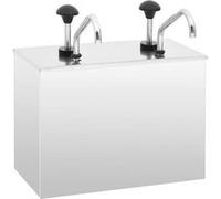 vidaXL Distributeur de sauces Acier inoxydable 2 x 3,5 L