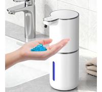 Distributeur de savon automatique, 380 ml, électrique, distributeur mural sans contact avec capteur, rechargeable par USB, étanche IPX5, pour la salle de bains et la cuisine.