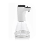 InnovaGoods - Distributeur Automatique de Savon avec Capteur, Design Moderne et Pratique, ABS et AS, 5 Niveaux d'Intensité, Lumière LED, Blanc, Taille Unique, Plastique
