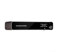 Distributeur de savon automatique avec charge USB et induction sans contact, quantité de mousse réglable à 3 niveaux, montage mural peu encombrant pour cuisine et salle de bain, gris