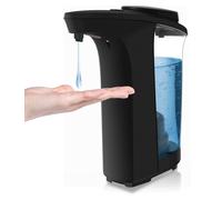 Distributeur de savon automatique de 500 ml avec capteur, 5 niveaux réglables, distributeur de savon électrique, fonctionnant sur piles, pour la salle de bains et la cuisine