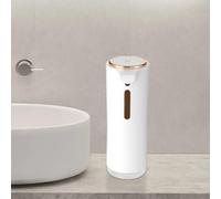 Distributeur de savon automatique - Distributeur de savon mousse sans contact - Contenance 250 ml - Rechargeable par USB - Capteur - Pour la cuisine et la salle de bain - Blanc