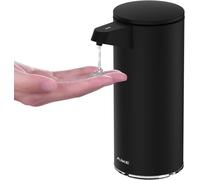 Distributeur de savon automatique, rechargeable par USB - Distributeur de savon en acier inoxydable - Distributeur de savon liquide sans contact pour salle de bain et cuisine