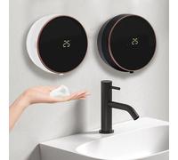 Distributeur de savon automatique sans contact de 300 ml - Rechargeable - Résistant aux éclaboussures - Distributeur hygiénique pour la salle de bain, la cuisine, le bureau et l'école - Détection rapi
