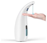 Distributeur de savon automatique Summon The Elve, 300 ml, sans contact, distributeur de savon électrique à piles avec capteur, 4 vitesses réglables pour la salle de bain et la cuisine (blanc)