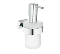 Distributeur de savon avec support ESSENTIALS CUBE GROHE 40756001 160 ml - chrome