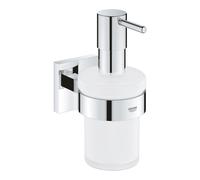 Distributeur de savon avec support GROHE Start Cube chromé