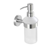 Distributeur de savon - Bosio - Mural - Acier et verre satiné - Mat WENKO