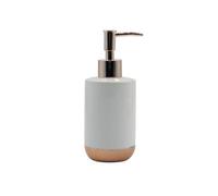 Distributeur de savon Céramique AMMAN Blanc & Doré MSV