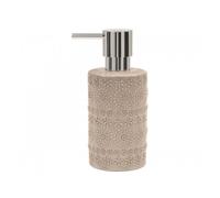 Distributeur de savon - Céramique - Beige - relief SPIRELLA