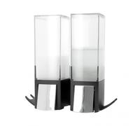 distributeur de savon Clever 20 x 20,6 cm transparent/noir