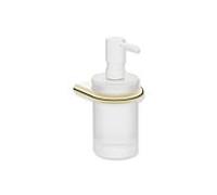 Distributeur de savon/désinfectant Hewi série 480 480.06.00270CK avec Halter , revêtement PVD, laiton brillant