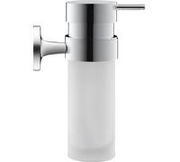 Distributeur de savon liquide Duravit Starck T 0099351000 chrome, montage mural, verre mat