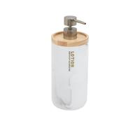 Distributeur de Savon Effet Marbre Lea 842ml Blanc