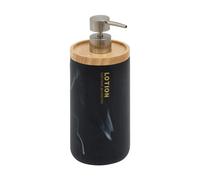 Distributeur de Savon Effet Marbre Lea 842ml Noir