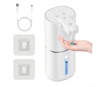 Distributeur de savon électrique automatique USB 1200 mAh IPX5 Blanc liquide