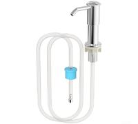 Distributeur de savon en ABS pour évier de cuisine - Tube de 1 m - Presse | Appuyez rapidement en une seconde, pour un contrôle instantané du flux, bouton ergonomique, réduit la fatigue de la main