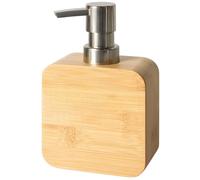 Distributeur de savon en bambou, facile à remplir, distributeur de liquide vaisselle, flacons rechargeables de shampoing et d'après-shampoing avec pompe, distributeur de gel hydroalcoolique pour le la