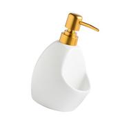 Distributeur de Savon en céramique, Accessoire de Bouteille de Porte-Savon Essentiel pour Le Nettoyage fréquent des Mains en Voyage, Bouteille en Plastique, Distributeur de Liquide Portable