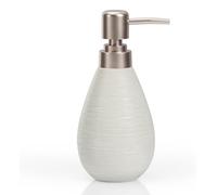 Distributeur de savon en céramique fait main, flacon pour shampoing/lotion, robuste, design unique, facile à nettoyer et à recharger, pour l'hôtel/la maison/le restaurant, convient pour les lotions et