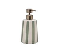 - Distributeur de Savon en Céramique "Strio" 17cm Vert Céladon