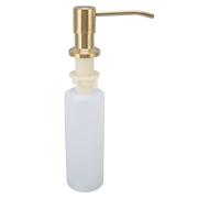 Distributeur de savon encastrable pour la cuisine, distributeur de liquide vaisselle avec flacon de 300 ml, distributeur de liquide vaisselle en acier inoxydable, pompe de table, rechargeable par le h