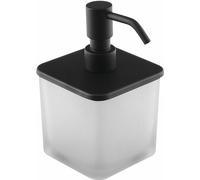 Distributeur de savon FLORI à pompe, noir mat