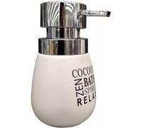 Distributeur de Savon Imprimé Tikal 14cm Blanc
