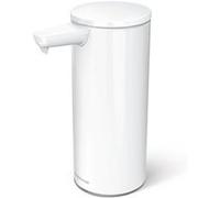 Distributeur de savon liquide à capteur 266 ml - Simplehuman - Blanc - Acier Blanc
