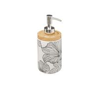 Atmosphera Distributeur de savon Blackflora 18 cm Blanc