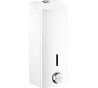 Distributeur de savon liquide Delabie 1l acier inoxydable 1.4301 revêtu par poudre blanc