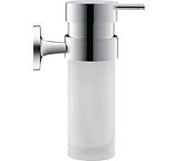 Distributeur de savon liquide Duravit Starck T 0099351000 chrome, montage mural, verre mat
