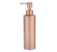 Distributeur de Savon Liquide en 304 Acier Inoxydable, Bouteille de Lotion Shampoing Pompe à Savon, Cuisine Salle de Bains Comptoir Pompe à Savon à Main, Rose Gold(350ml)