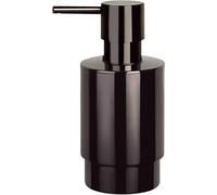 Distributeur de savon liquide haut de gamme en acier inoxydable Capacité : 200 ml | Ø x H : 6,5 x 14 cm | Noir