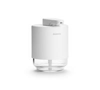 Distributeur de savon liquide MINDSET 200 ml, blanc minéral, acier et verre, Brabantia