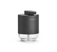Distributeur de savon liquide MINDSET 200 ml, gris minéral, acier et verre, Brabantia
