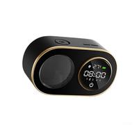Distributeur de savon moussant rechargeable sans contact avec indicateur d'écran LED intelligent, capacité de 320 ml, pour usage domestique et commercial (trois vitesses, noir)