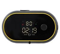 Distributeur de savon mousse mural - Capteur automatique - Sans contact - Étanche IPX5 - Écran LCD - 3 réglages - Noir