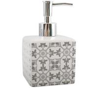 Distributeur de savon - MSV - Evora - En céramique - 8 cm - Contenance 280ml - Gris