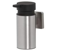Distributeur de savon mural, en acier inoxydable brossé, avec insert amovible