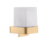 Distributeur de savon mural NIL en laiton doré et verre 200 ml