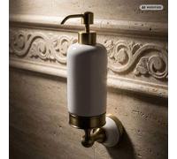 Distributeur de savon mural PaulGurkes en bronze style rétro campagne